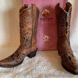 Reyme Western Cowboy Boots Women Size 9.5
